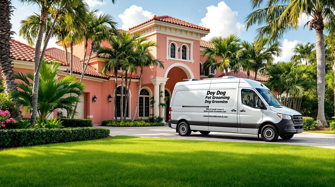 Palm Beach Paws Mobile van
